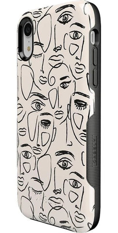 We're All Human | Minimal Face Art Case