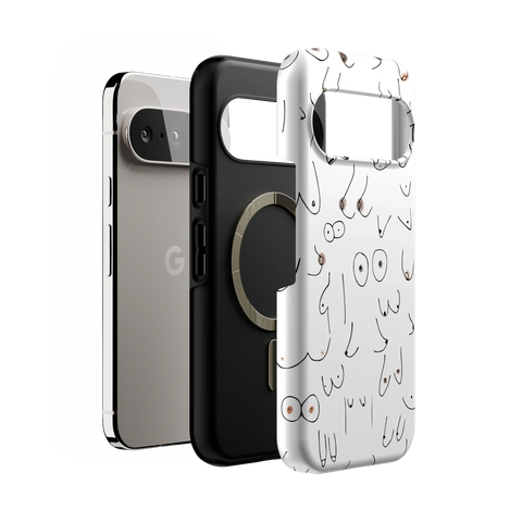 I'm With Her | Black & White Boobs Case