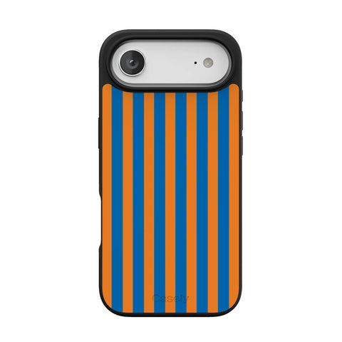 Go New York | Blue & Orange Stripes Case