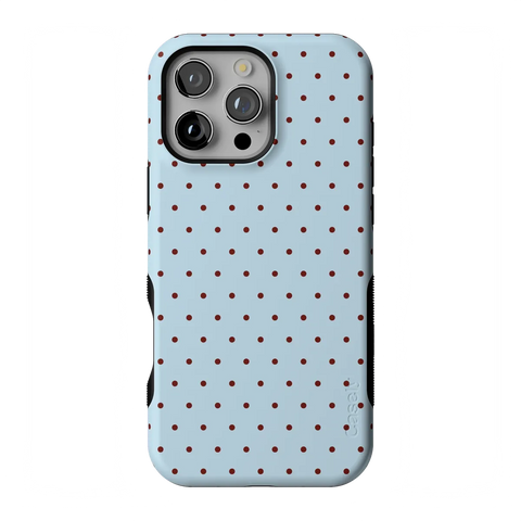 On the Dot | Blue Polka Dot Case