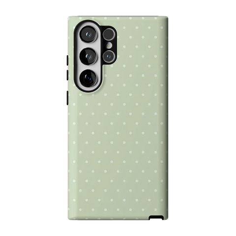 On the Dot | Green Polka Dot Case