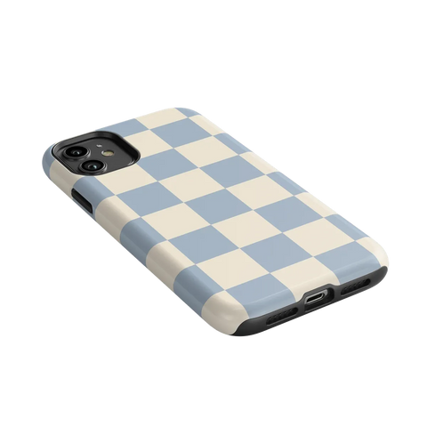 Fit Check | Light Blue Checkerboard Case