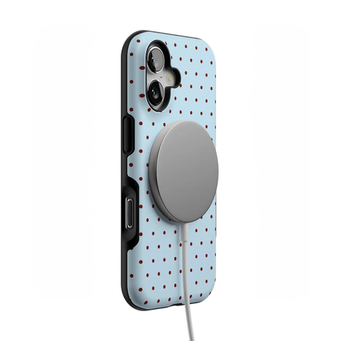On the Dot | Blue Polka Dot Case