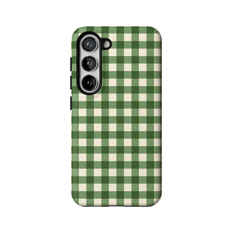 Checked Twice | Green Plaid Case