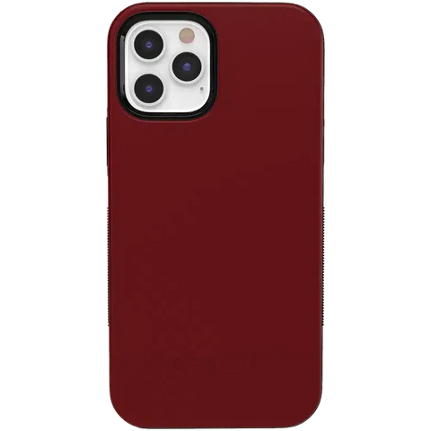 Burgundy Red on Black | Ultra-Protective Bold Case