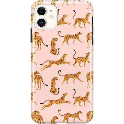 On the Prowl | Pink Leopard Print Case