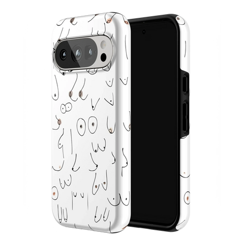 I'm With Her | Black & White Boobs Case