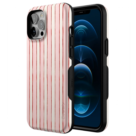 Pretty in Pastel | Blush Stripes Case