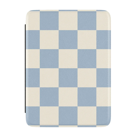 Fit Check | Light Blue Checkerboard Kindle Case