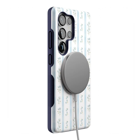 Cottage Stripe | Blue Floral Case