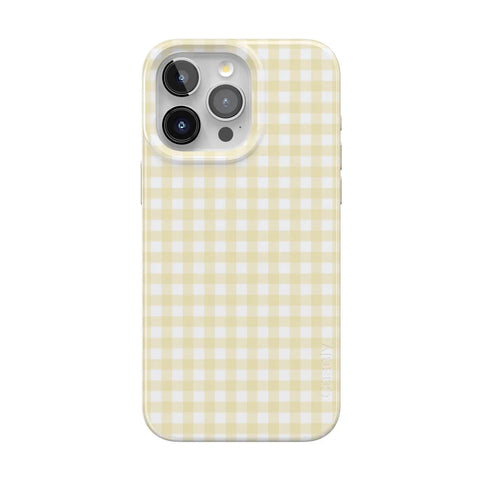 Pastel Picnic | Yellow Gingham Case