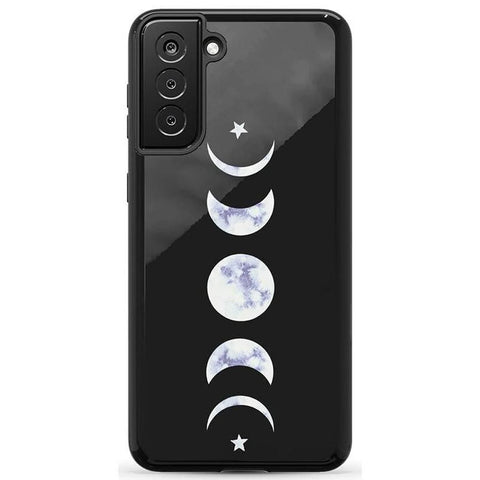 It's Just a Phase | Marble Moon Samsung Case