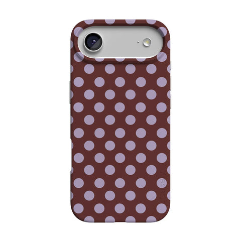 Spotted in SoHo | Burgundy Polka Dot Case