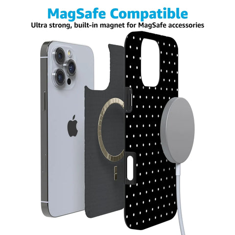 On the Dot | White Polka Dot Case
