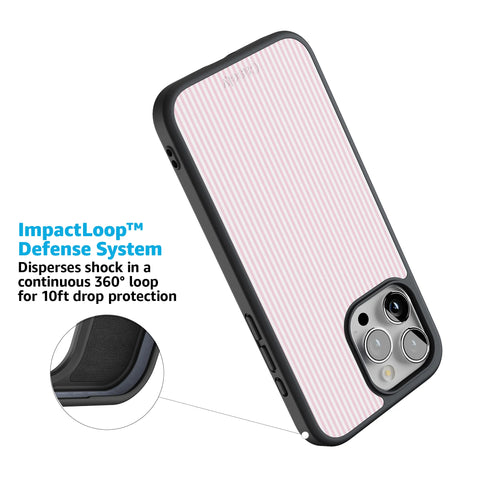 Stripes and the City | Light Pink Pinstripe Case