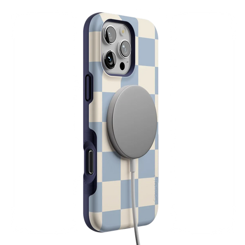 Fit Check | Light Blue Checkerboard Case