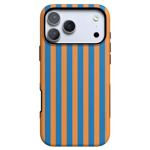 Go New York | Blue & Orange Stripes Case