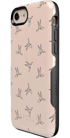 Paper Crane Origami | Beige Pattern