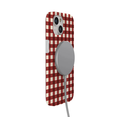Checked Twice | Red Plaid Case