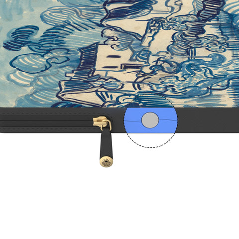Van Gogh | Landscape With Houses Laptop Case