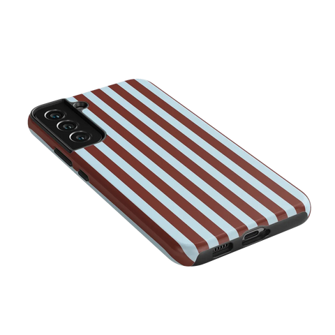 Sunday in Brooklyn | Blue Stripes Case
