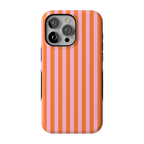 Perfect Stripes | Orange & Pink Stripes Case