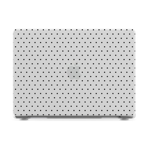 On the Dot | Black Polka Dot Laptop Shell