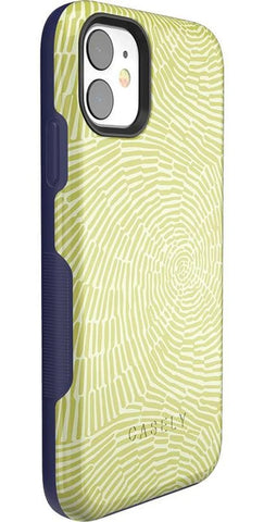 Swirl Away | Tea Green Geometric Case