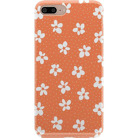 Flower My World | Burnt Orange Floral Case