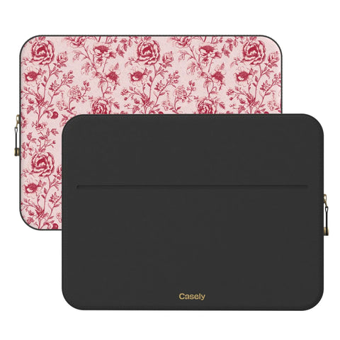 Vintage Belle | Floral Toile Laptop Case