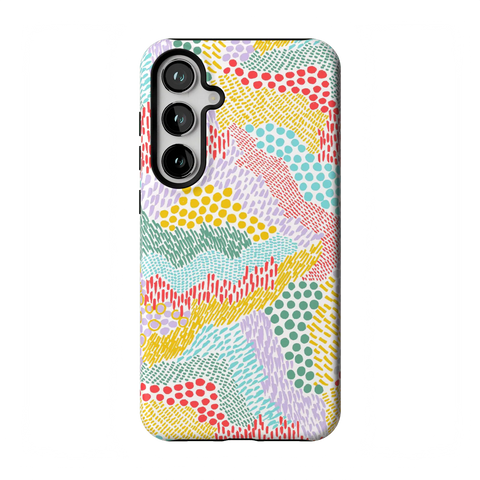 Color Me Happy | Pattern Colorblock Case
