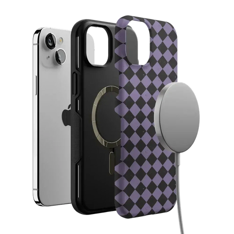 Midnight Hex | Purple Checkered Case