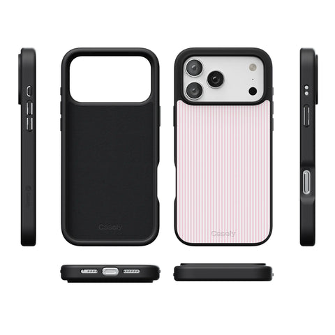Stripes and the City | Light Pink Pinstripe Case