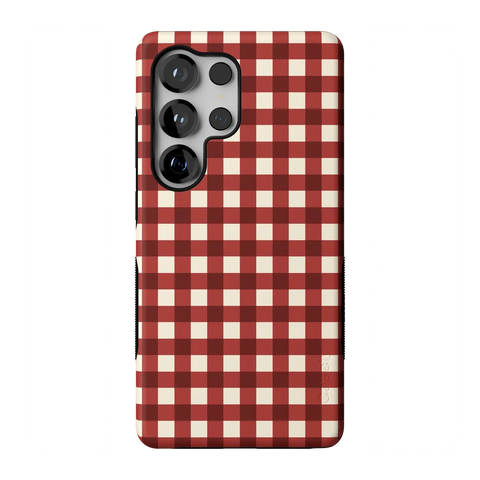 Checked Twice | Red Plaid Case
