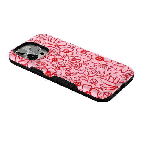 Blush Garden | Floral Doodle Case