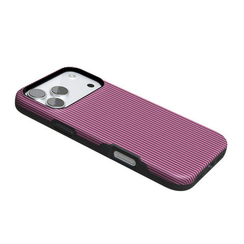 Stripes and the City | Pink & Purple Pinstripe Case