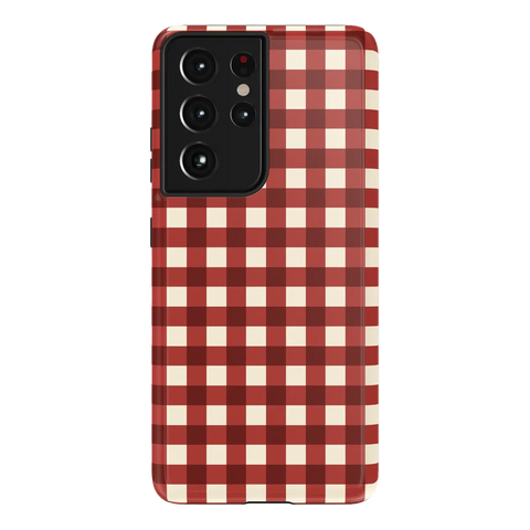 Checked Twice | Red Plaid Case