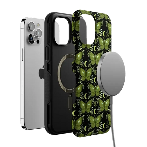 Mystic Moths | Green Twilight Case