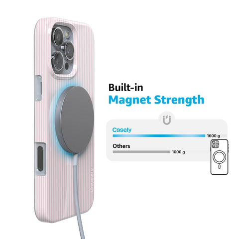 Stripes and the City | Light Pink Pinstripe Case