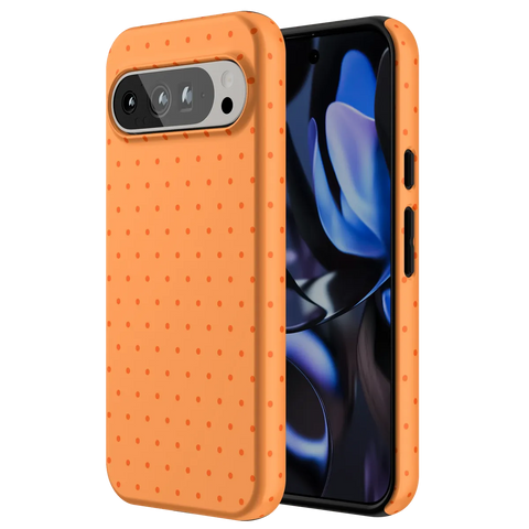 On the Dot | Orange Polka Dot Case