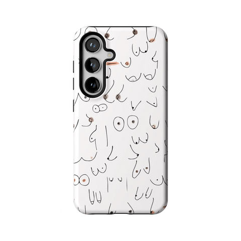 I'm With Her | Black & White Boobs Case