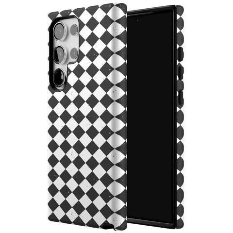 Salem's Hex | Black & White Checkered Case
