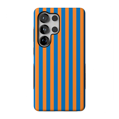 Go New York | Blue & Orange Stripes Case