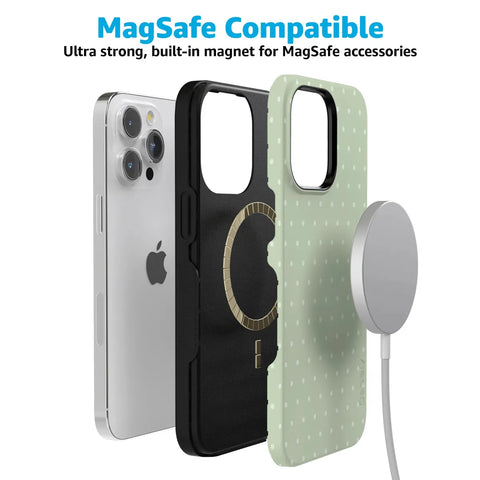 On the Dot | Green Polka Dot Case