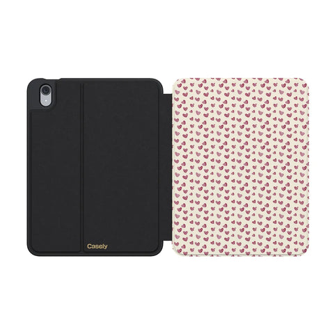 Lovebug | Mauve Hearts iPad Case