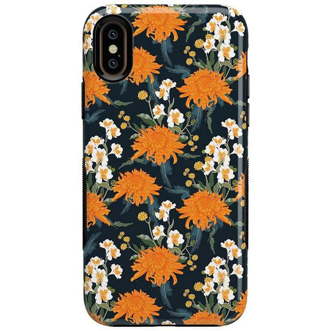 Off Tropic Floral | Exotic Orange Flower Case