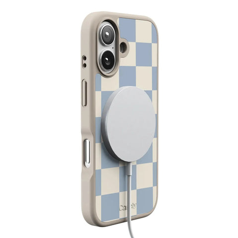 Fit Check | Light Blue Checkerboard Case