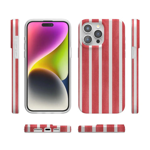 East Coast Summer | Red Stripes Case