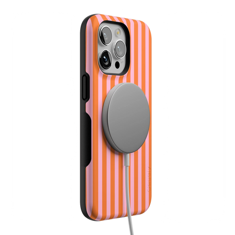 Perfect Stripes | Orange & Pink Stripes Case