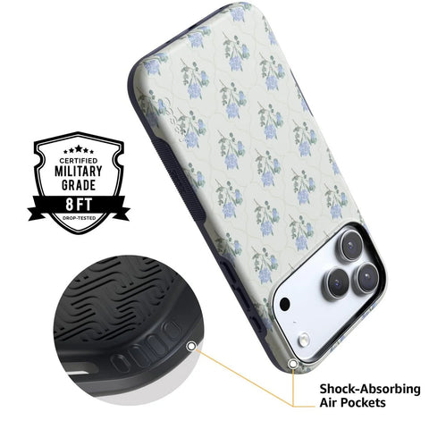 Vintage Garden | Blue Hydrangea Case